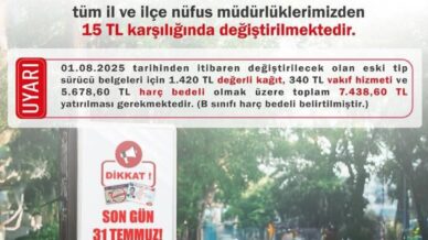 zonguldak valiligi uyardi eski surucu belgeleri 31 temmuzda gecerliligini yitirecek skSt5BmC