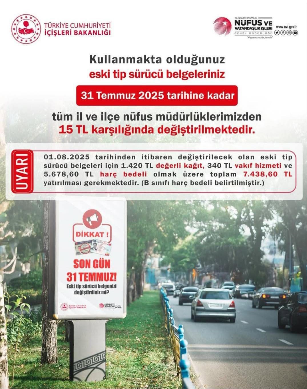 zonguldak valiligi uyardi eski surucu belgeleri 31 temmuzda gecerliligini yitirecek skSt5BmC