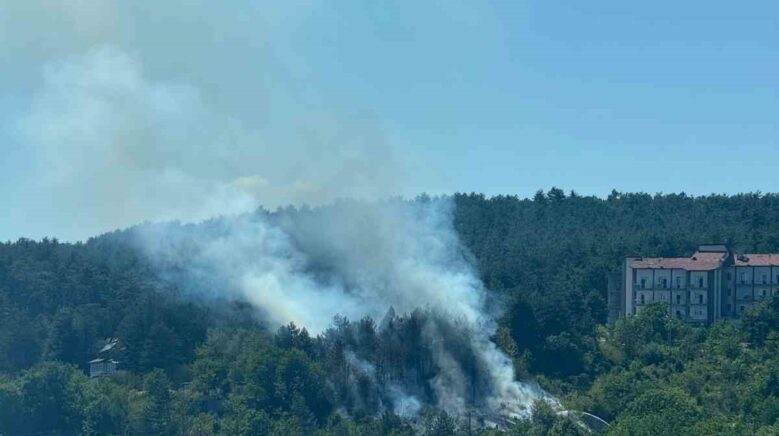 boluda cikan orman yangini buyumeden sonduruldu Dfk26Xys