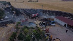 corumda elektrik direginden cikan kivilcim yangina sebep oldu 8mL6DyHE