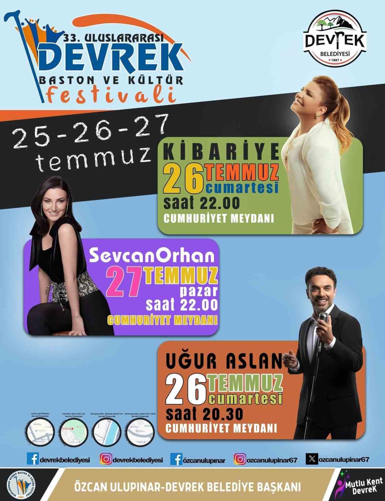 devrekte duzenlenecek olan festivalde unlu sanatcilar yer alacak 6SKbGm61