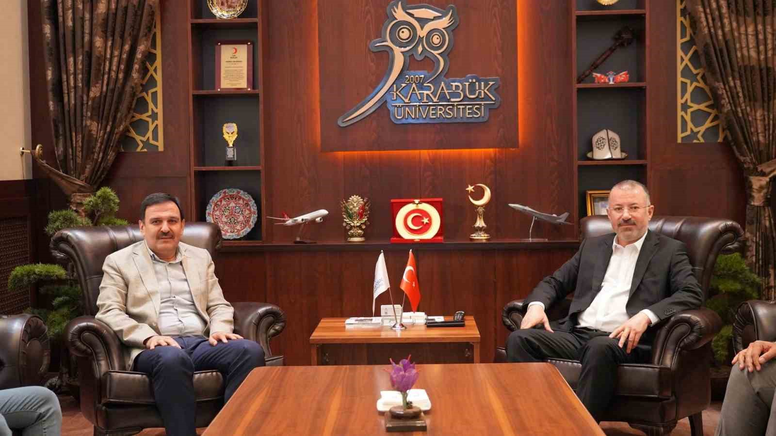 memur sen karabuk subesinden rektor kirisika ziyaret