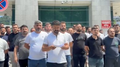 tir suruculeri sarp sinir kapisinda gurcistana tepki gosterdi akfH9WjN