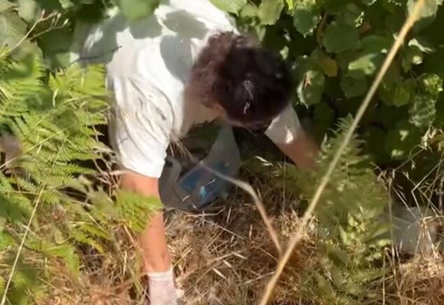 yanginlara dikkat cekti ormani temizledi s4r4CZUK