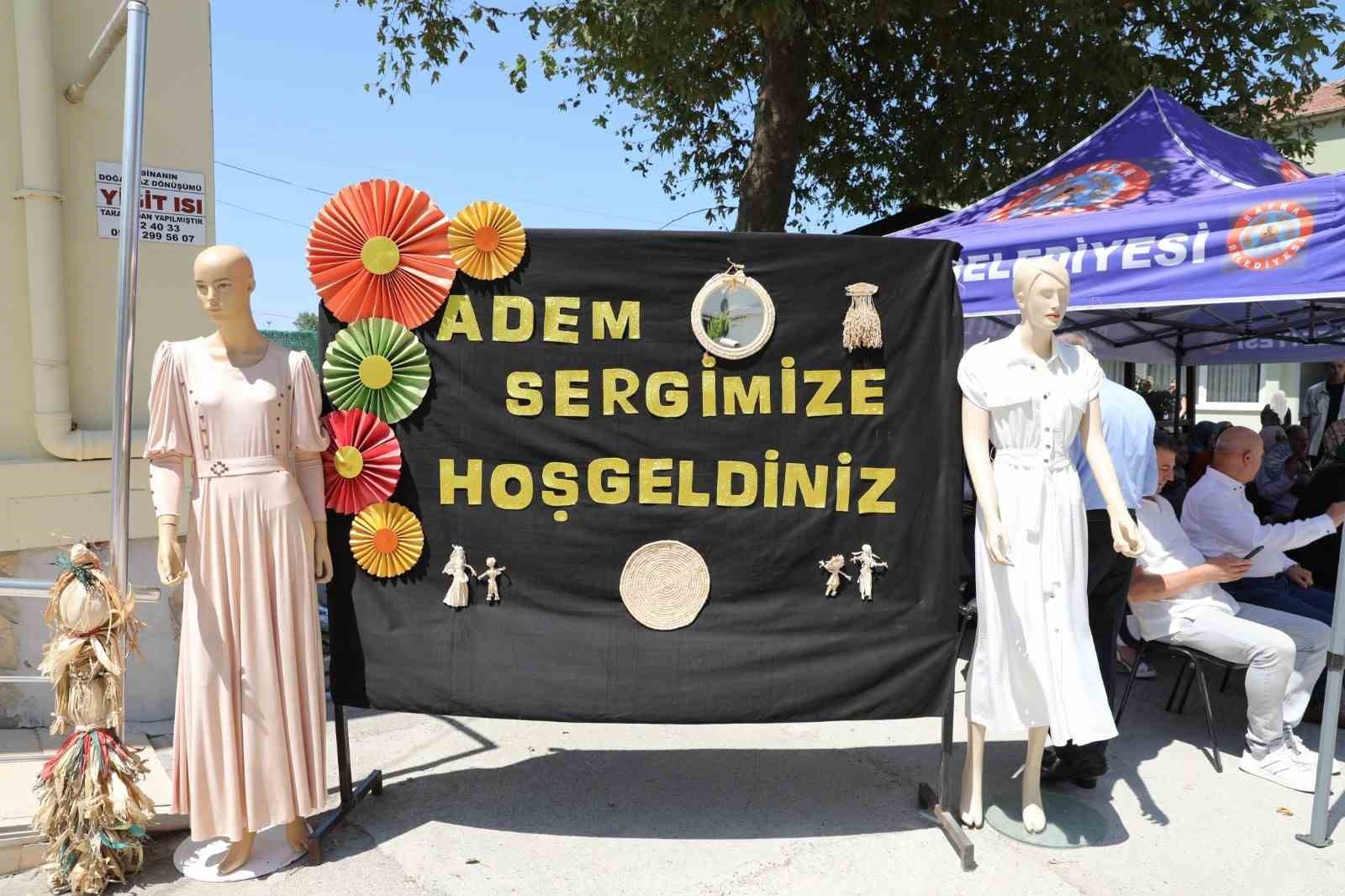 adem kursiyerlerinin urunleri sergilendi VEyvgdGO