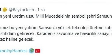 baykardan samsuna dev yatirim anadoludaki ilk uretim ussu kuruluyor GQ6cTVHf
