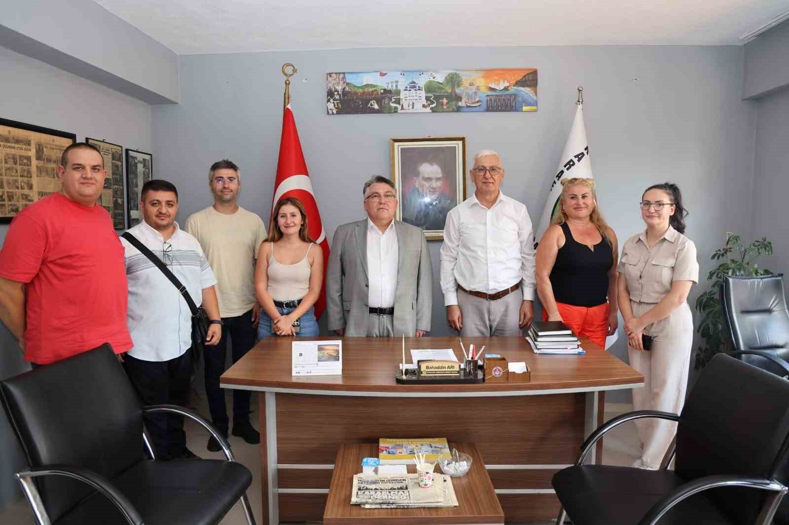 beu rektoru ozolcerden karaelmas gazeteciler dernegine ziyaret