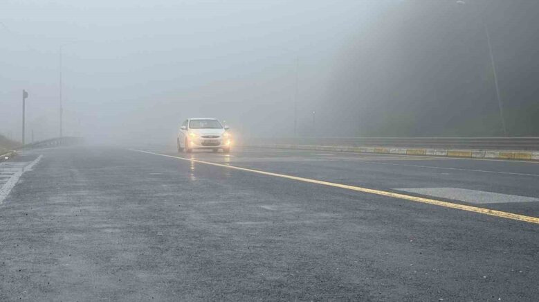 bolu daginda sis etkili oluyor gorus mesafesi 25 metre Vzgxa3C2