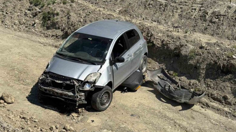 kastamonuda otomobil sarampole dustu 1 yarali NLWYalIx