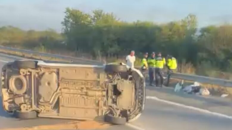 otoyolda korkutan kaza 6 yarali Jx4j3l7g