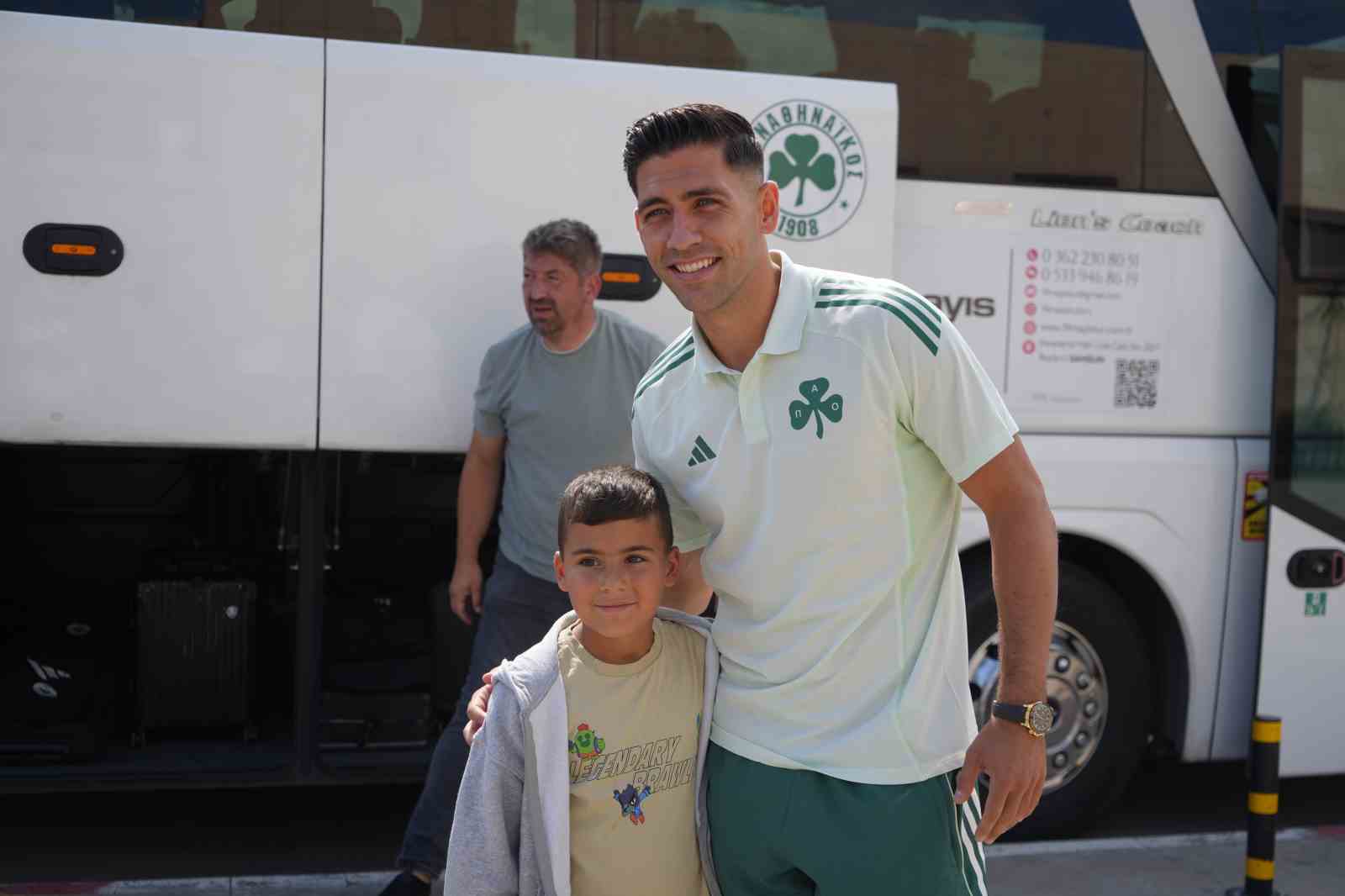 panathinaikos play off maci icin samsunda