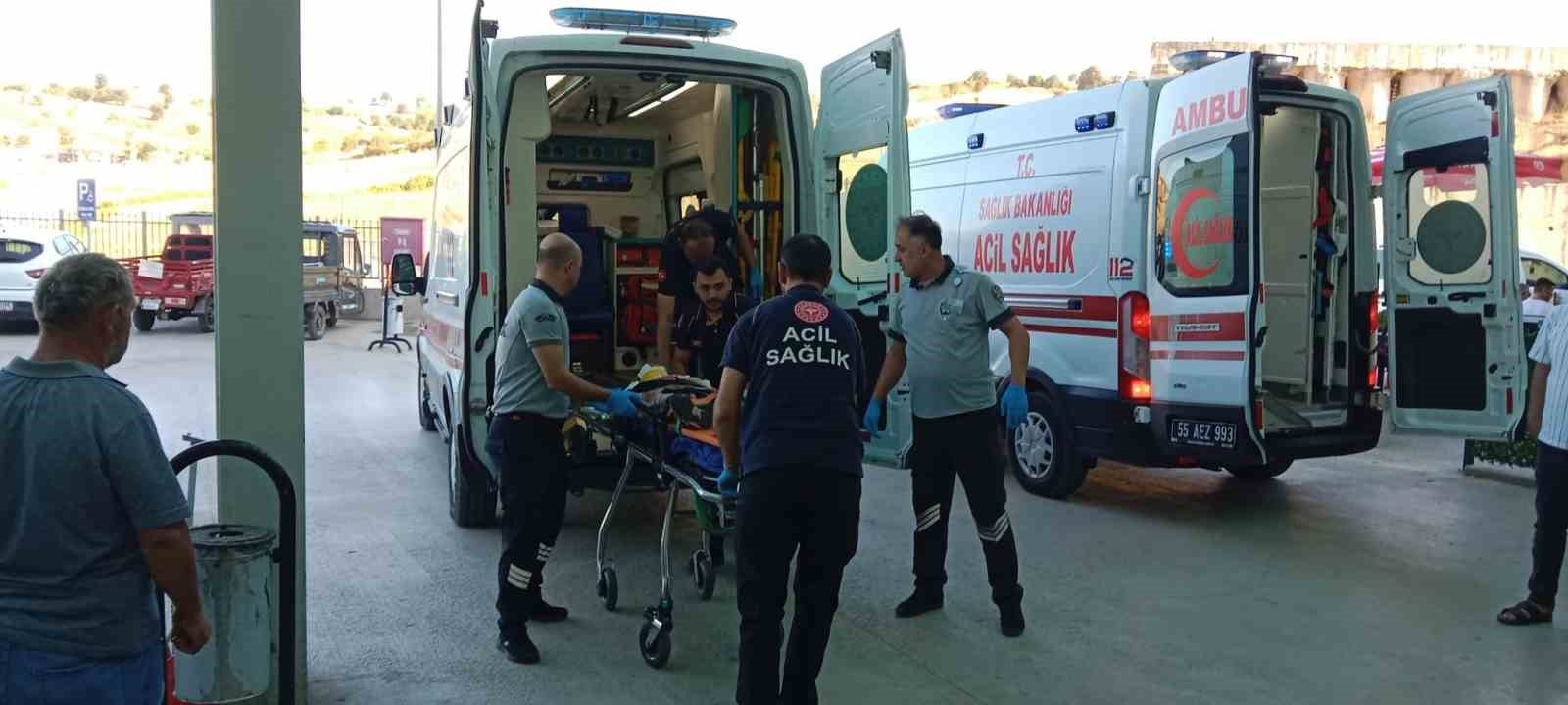 samsundaki trafik kazasinda yarali sayisi 13e yukseldi