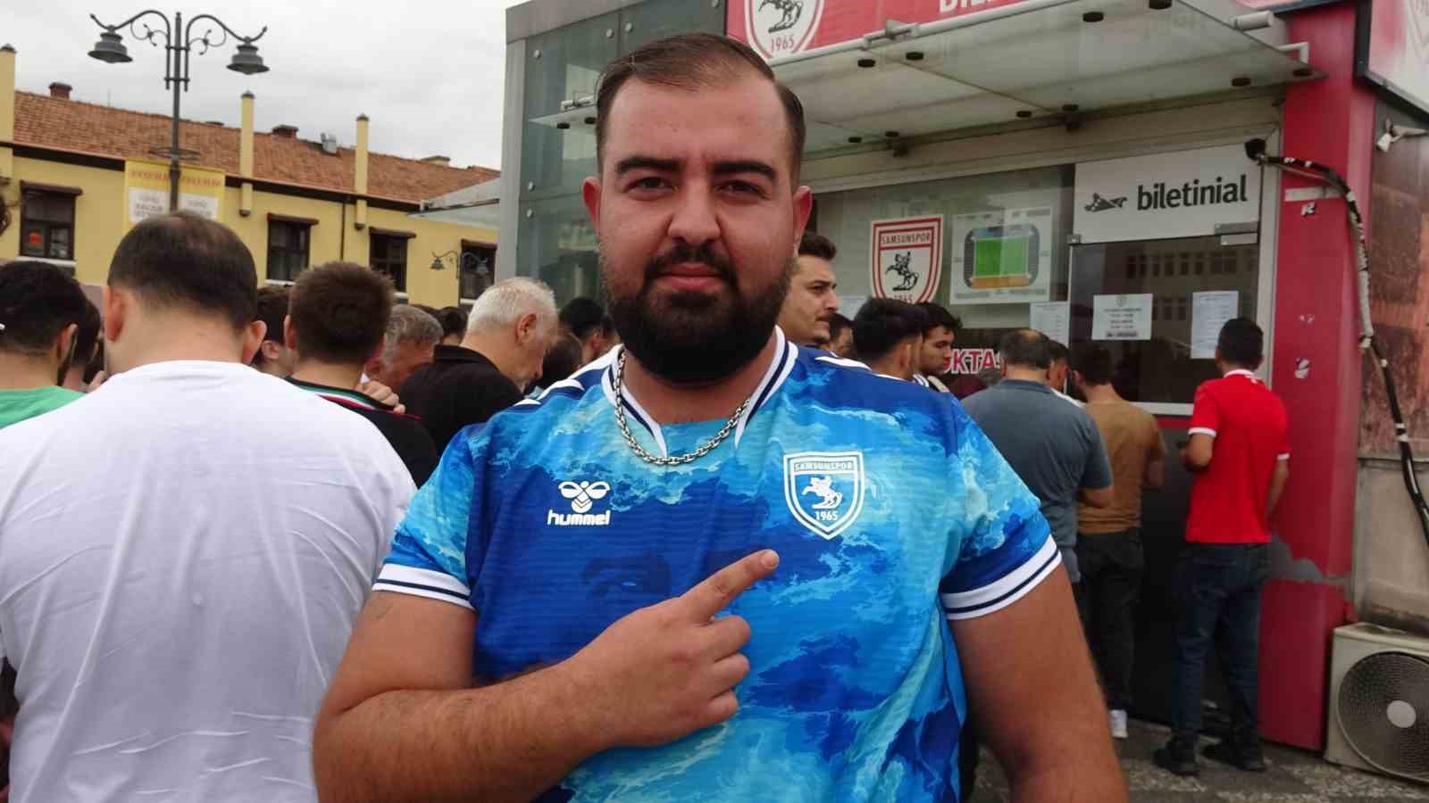 samsunspor taraftarlarindan panathinaikos maci biletlerine yogun ilgi