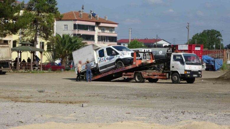 tekkekoy belediyesinde 10 araca haciz wuPNuqGM