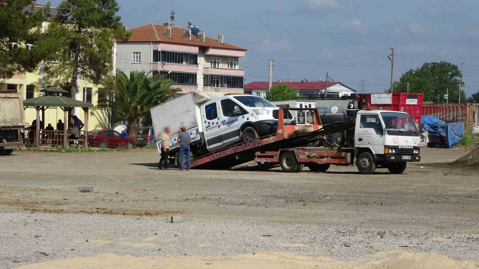 tekkekoy belediyesinde 10 araca haciz wuPNuqGM