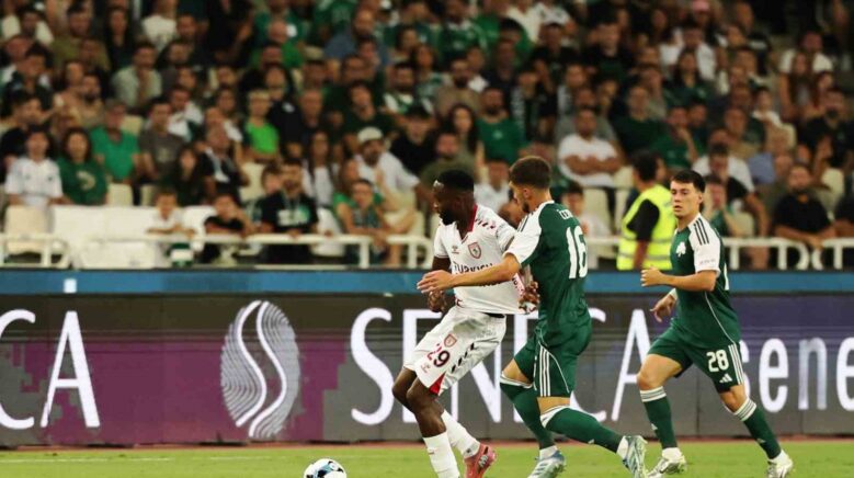 uefa avrupa ligi panathinaikos 0 samsunspor 0 ilk yari jbQlxByc