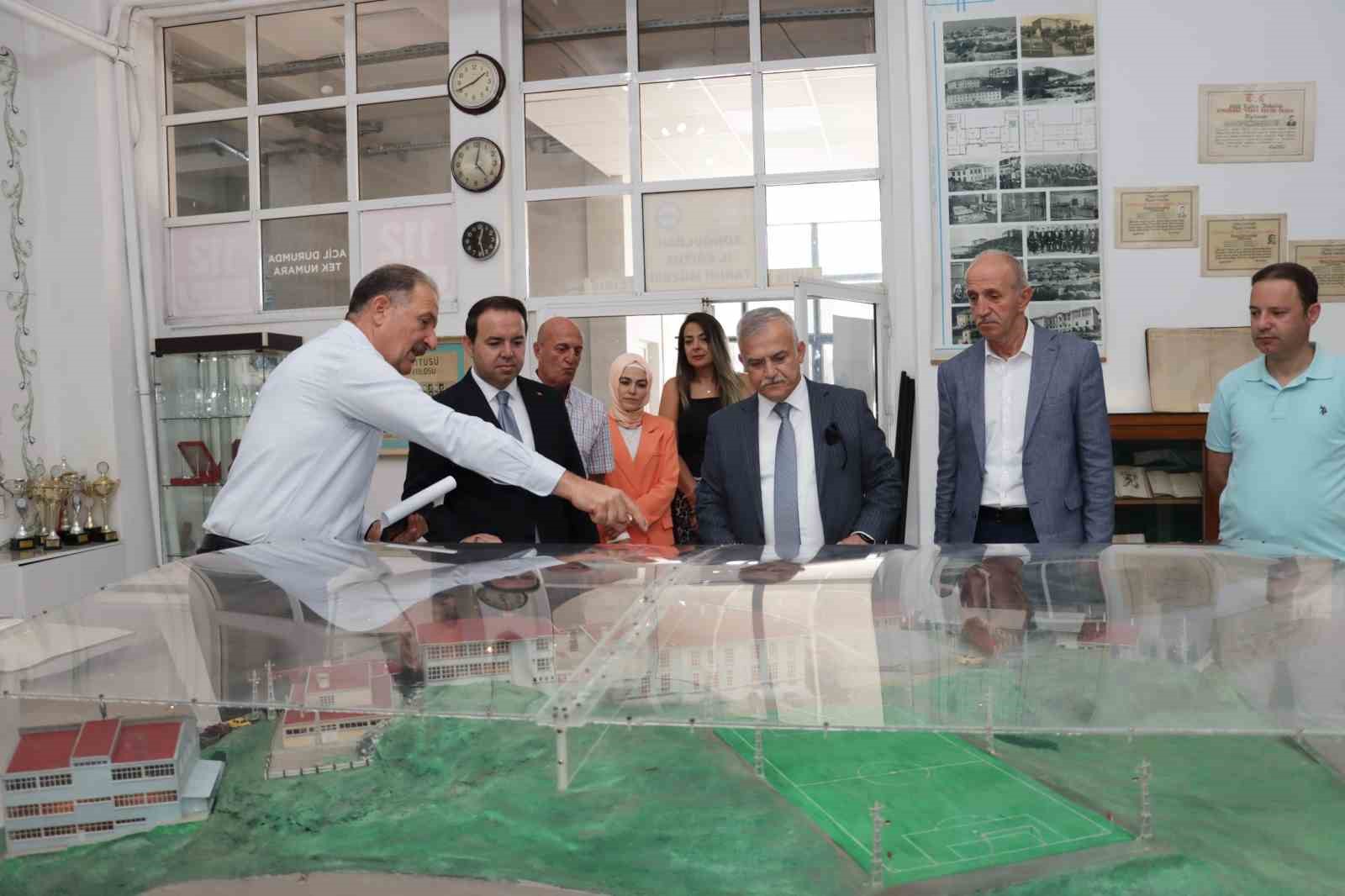 vali yardimcisi balci ve il mill egitim muduru keskinden zonguldak mtale ziyaret