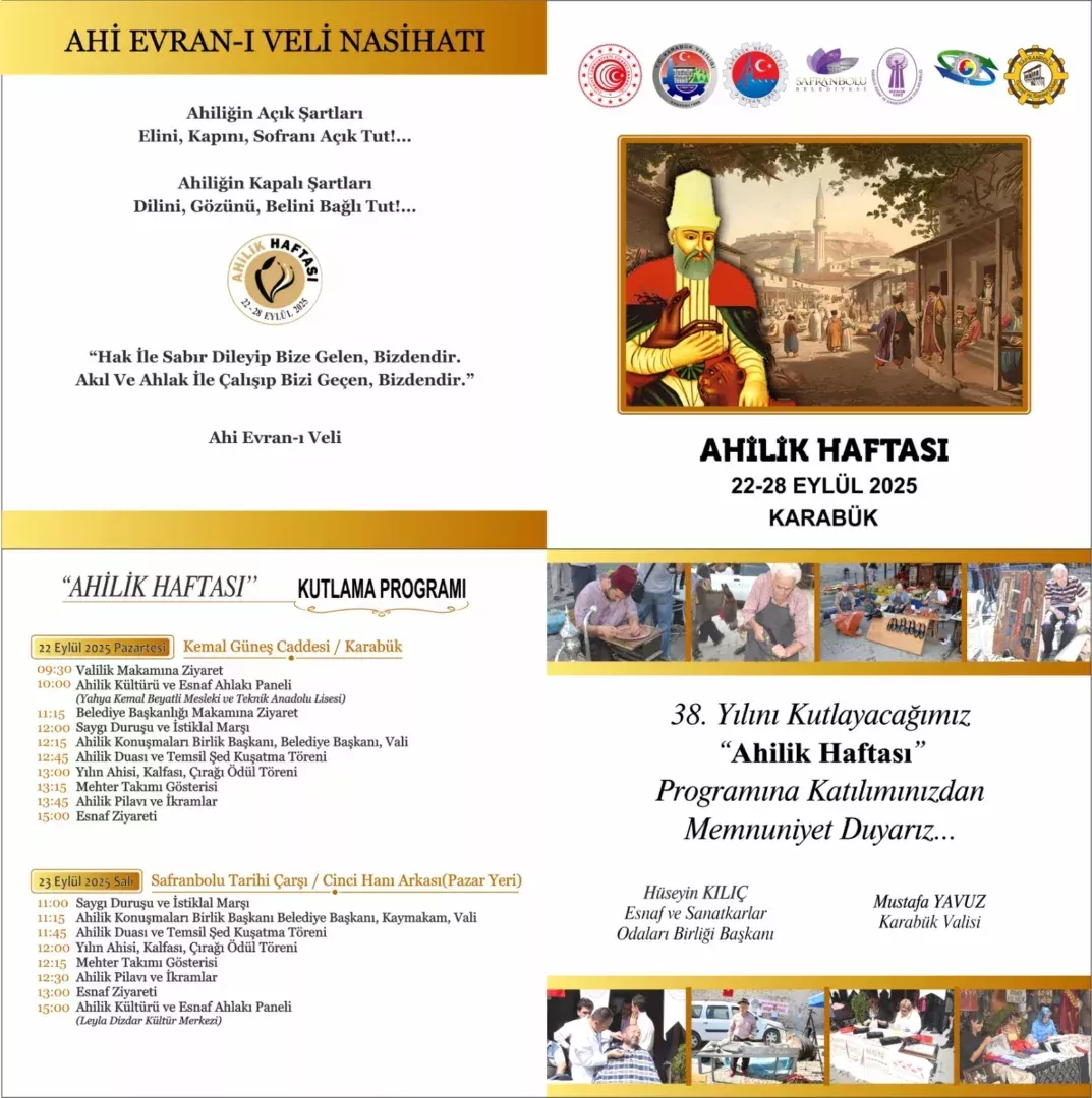 Karabük’te Ahilik Haftası Coşkusu: 38. Yıl Kutlamaları Başlıyor 1 WhatsApp Image 2025 09 19 at 19.12.43