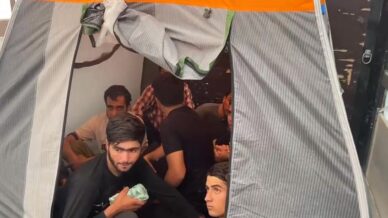 amasyada tirdaki kamp cadirlarinda 17 kacak gocmen yakalandi cHHJxdGH