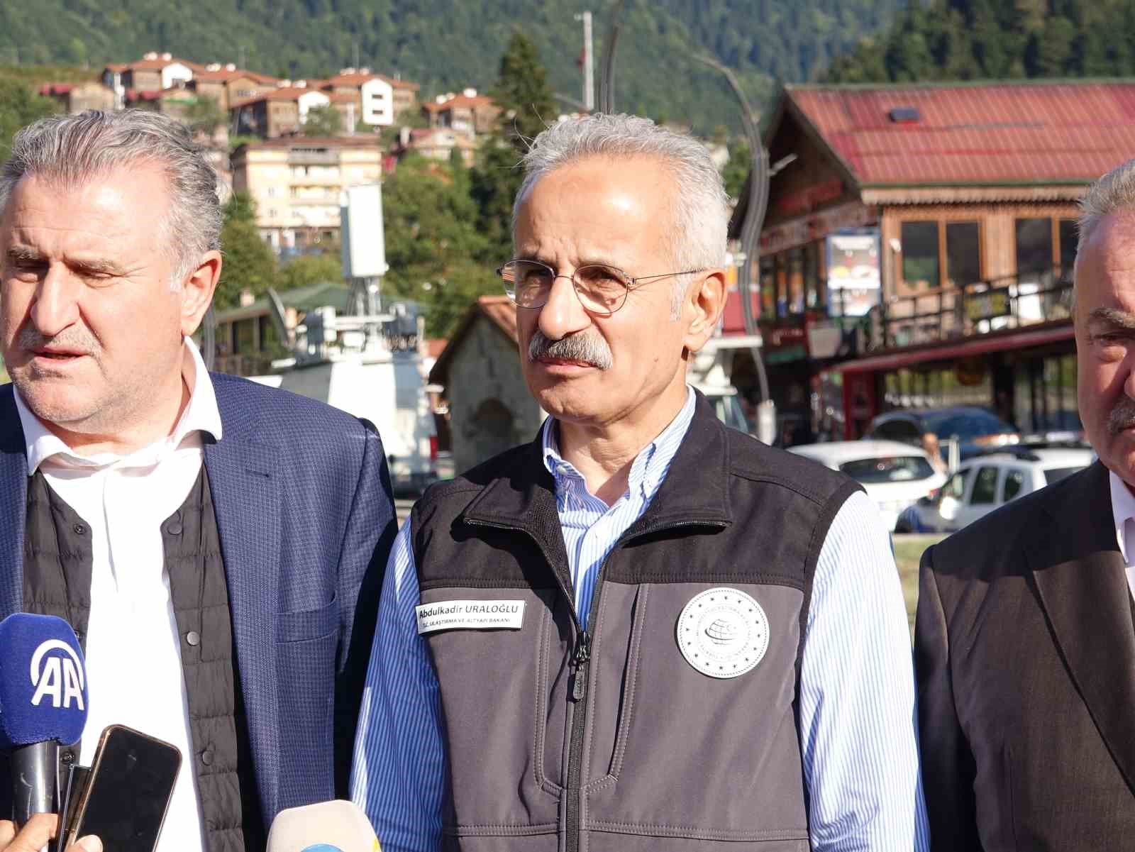bakan uraloglu ayder yaylasina kontrollu gecis saglayacagiz