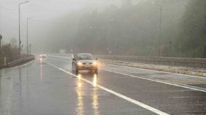 bolu daginda sis ve saganak gorus mesafesini dusurdu THmzSkfe