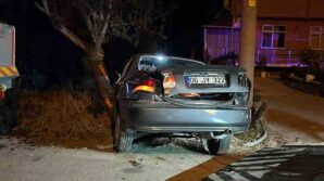 boluda alkollu surucu agaca carpti 2 yarali 2Gauvdy1