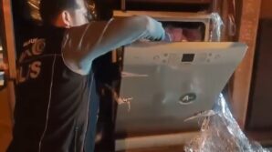 bulasik makinesine gizlenen 53 bin adet uyusturcu hapi narkotik kopegi buldu x8Z69ITM