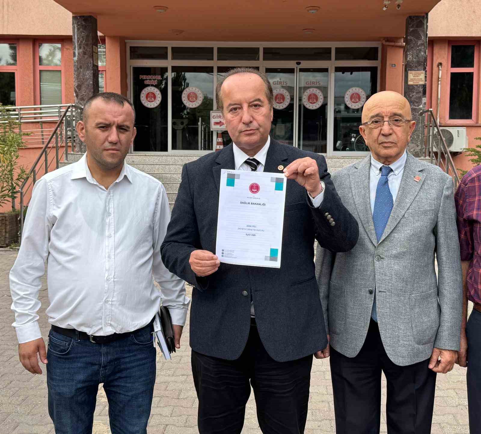chpli akay eskipazar devlet hastanesi icin suc duyurusunda bulundu