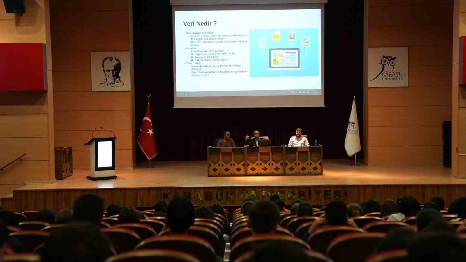 karabuk universitesinde yapay zek soylesisi lise ogrencileriyle bulustu
