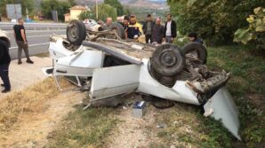 kastamonuda otomobil takla atti 2 yarali GFgc5aBU