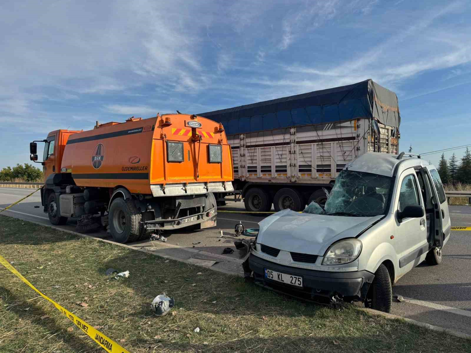 amasyada feci kaza 4 olu 1 yarali