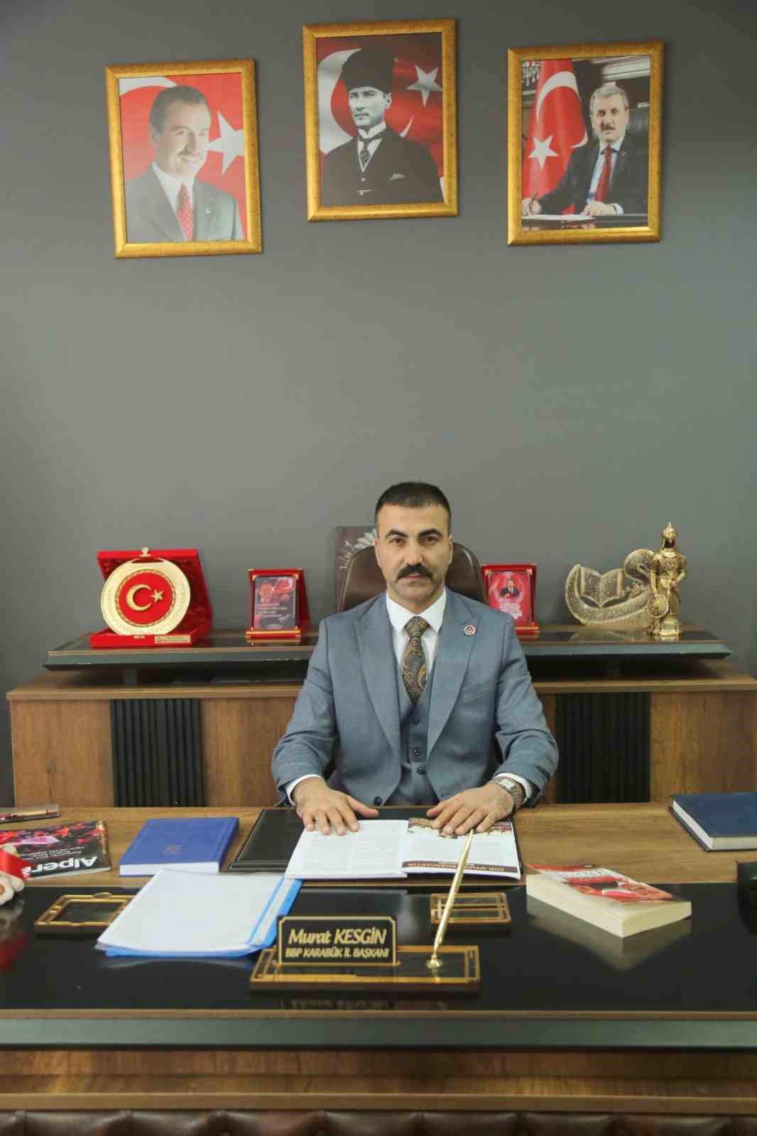 bbp karabuk il baskani murat kesgin terore afi kabul etmiyoruz