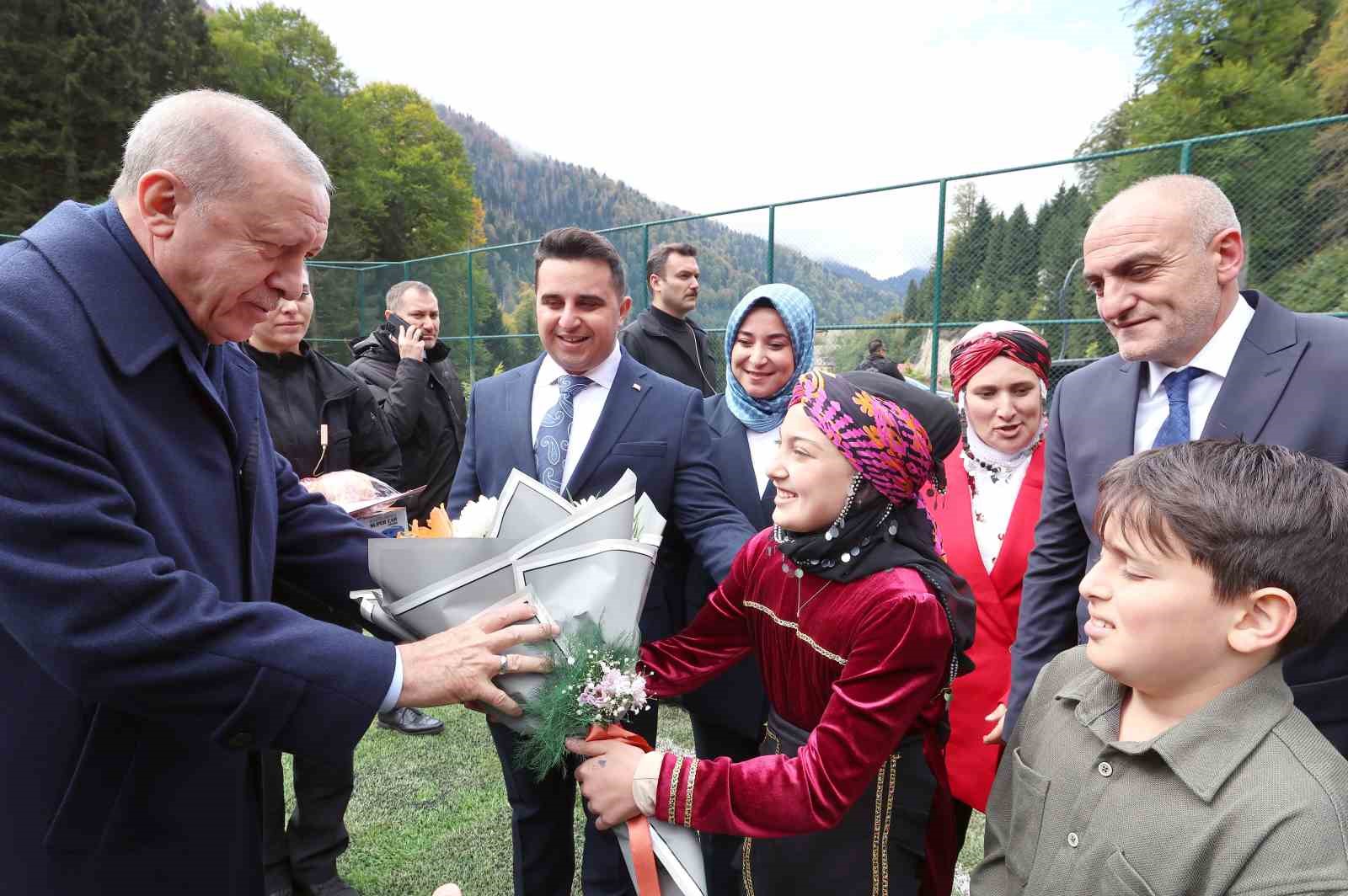 cumhurbaskani erdogan ayder yaylasinda