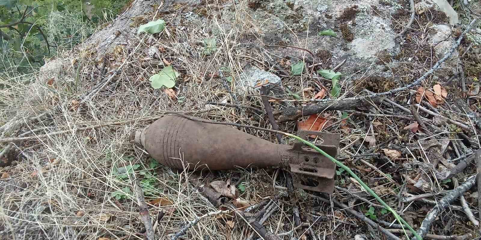 gumushanede 1 dunya savasindan kalma patlamamis havan mermisi bulundu MBJLD6Ty
