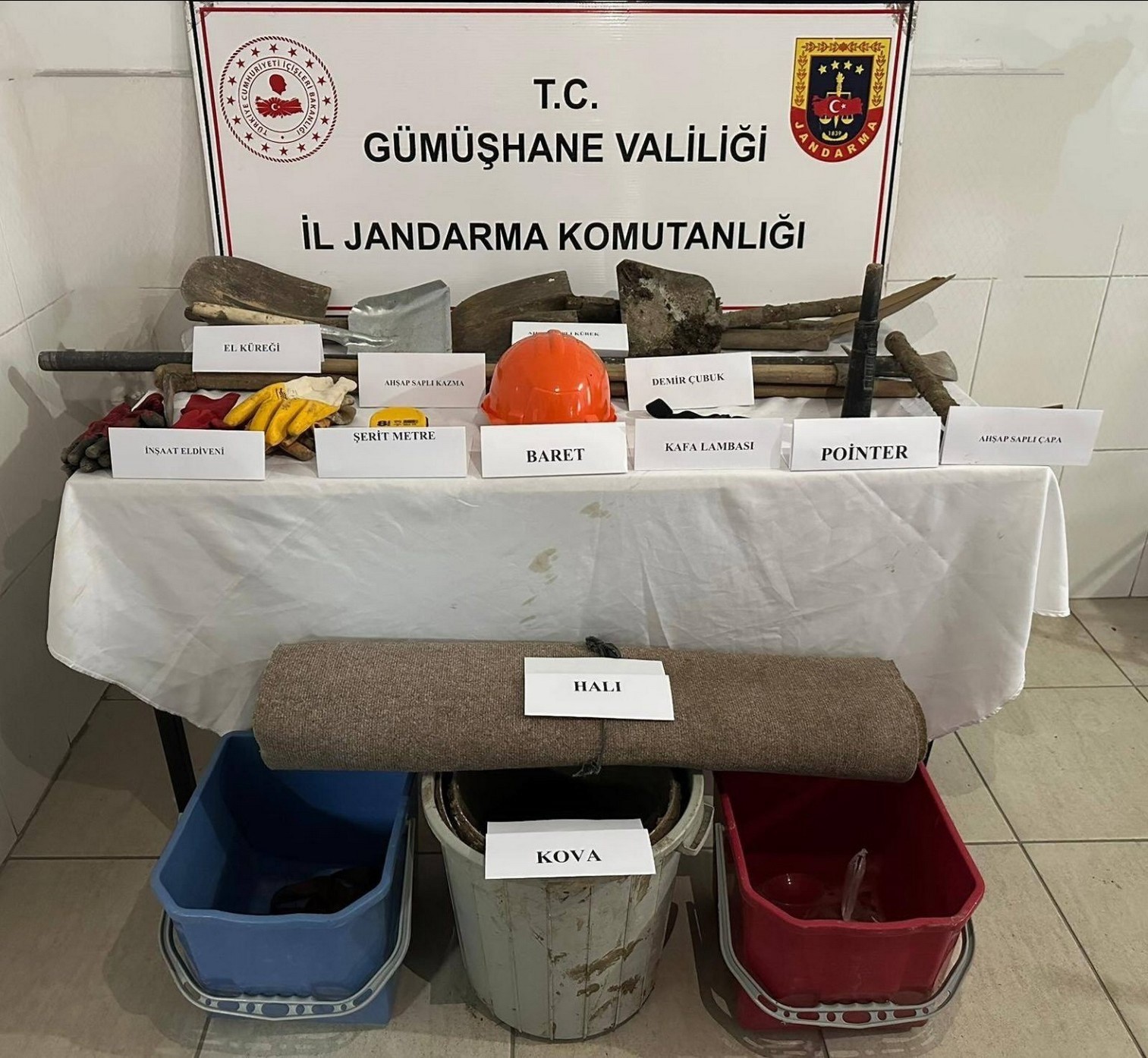 gumushanede kacak kazi yapan 4 kisi sucustu yakalandi