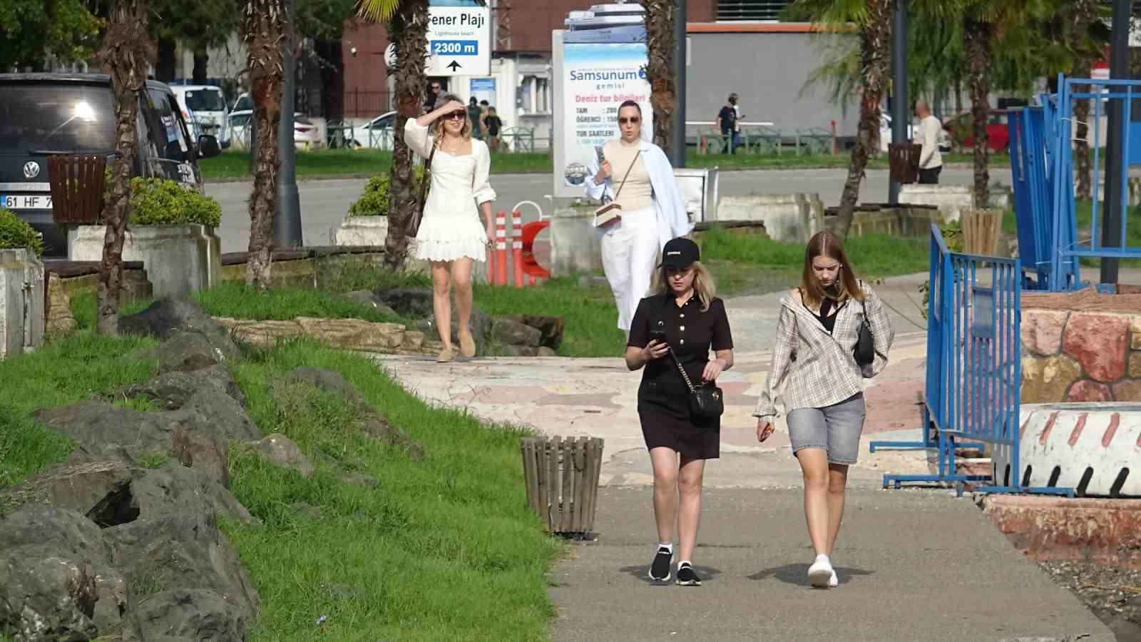 samsun turizmine rus hareketi pllCHOMk