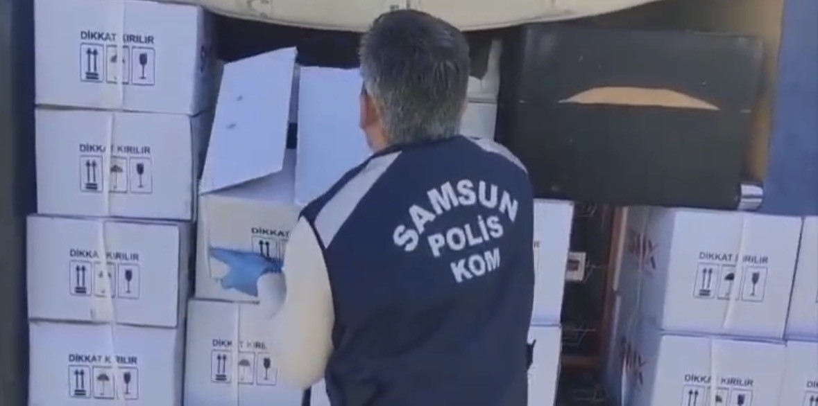 samsunda sahte icki operasyonu 445 litre etil alkol ele gecirildi jWOcArDA