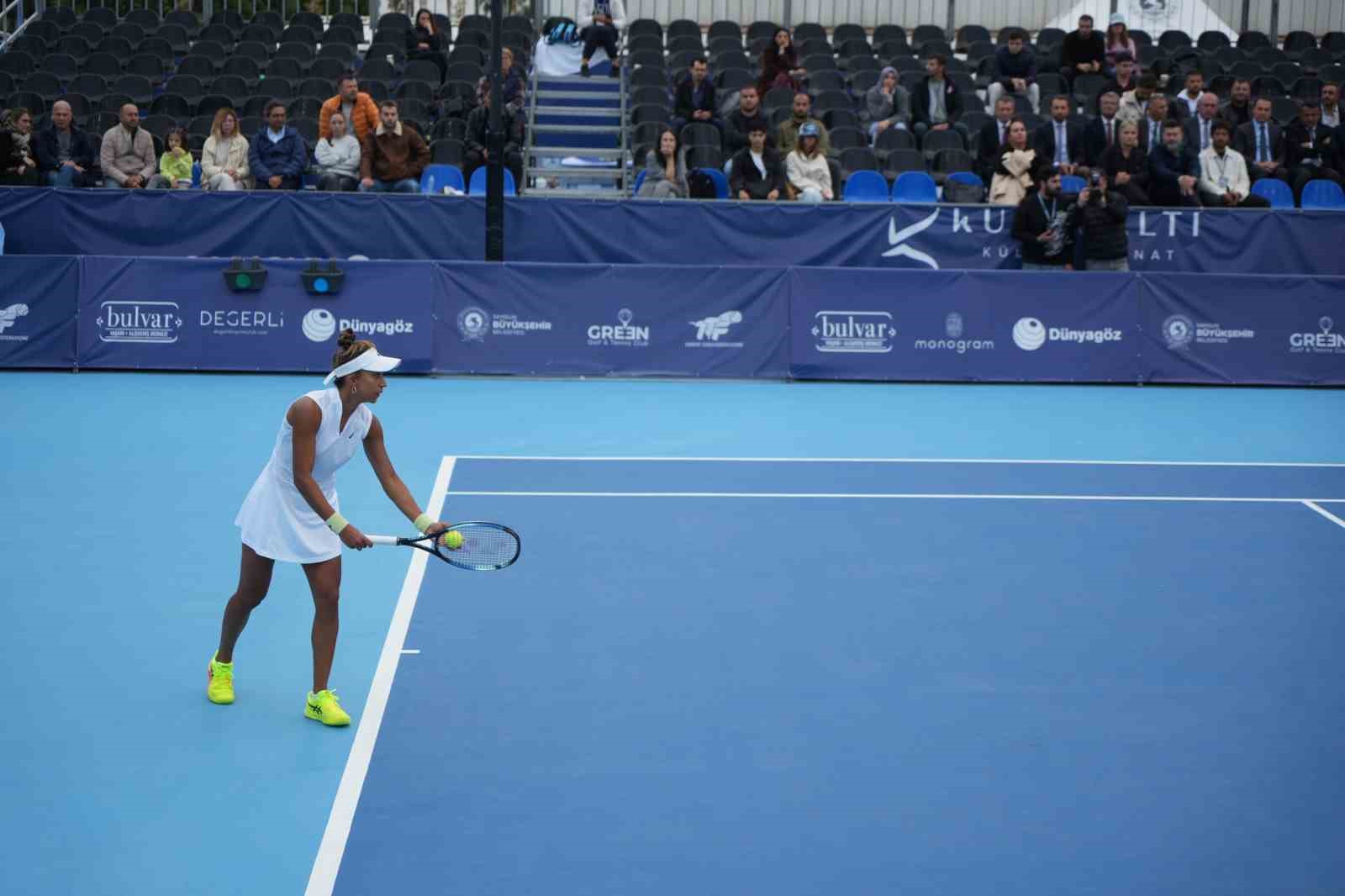 samsunda uluslarasi tenis heyecani 26 ulkeden 55 kadin sporcu korta cikiyor