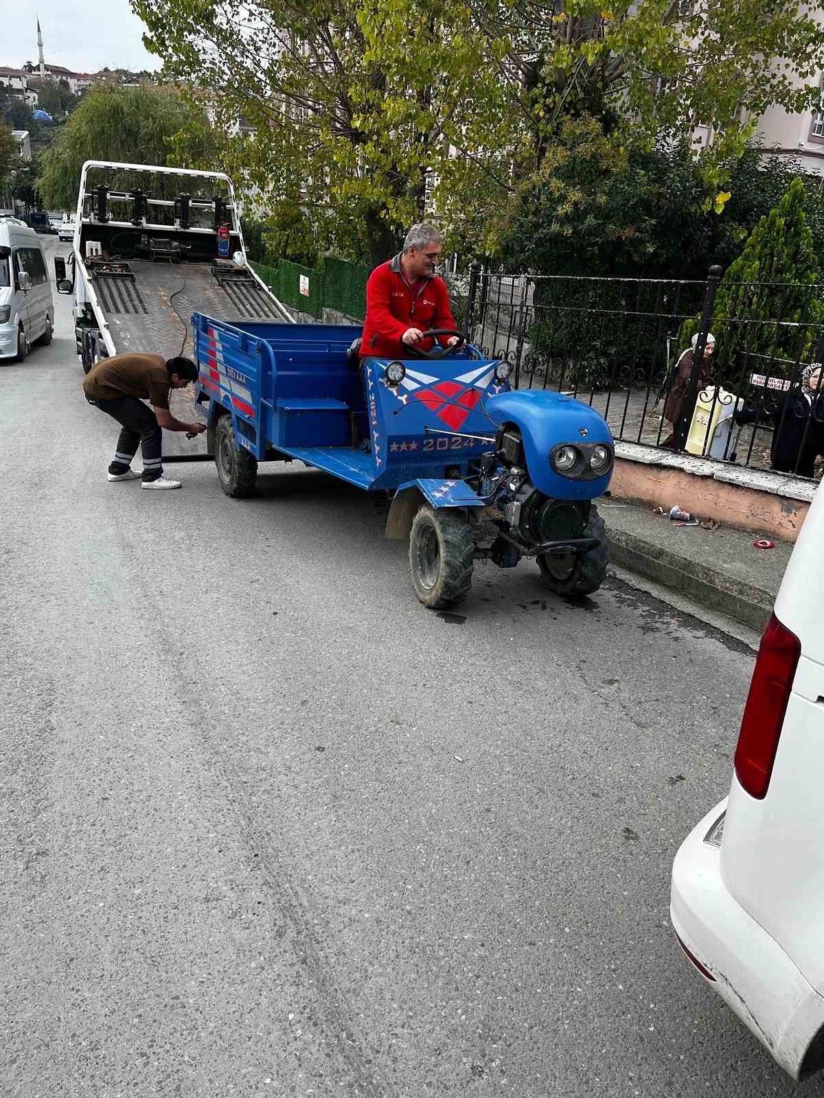 sanayi icinde kuralsiz park eden araclar cekiliyor j98YheWd