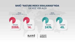 baru ilk kez nature index siralamasinda yer aldi YsxBTXBA