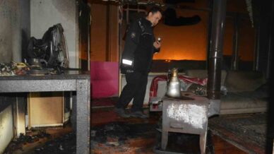 orduda sobadan cikan yanginda anne ve oglu yaralandi L9vqPALk