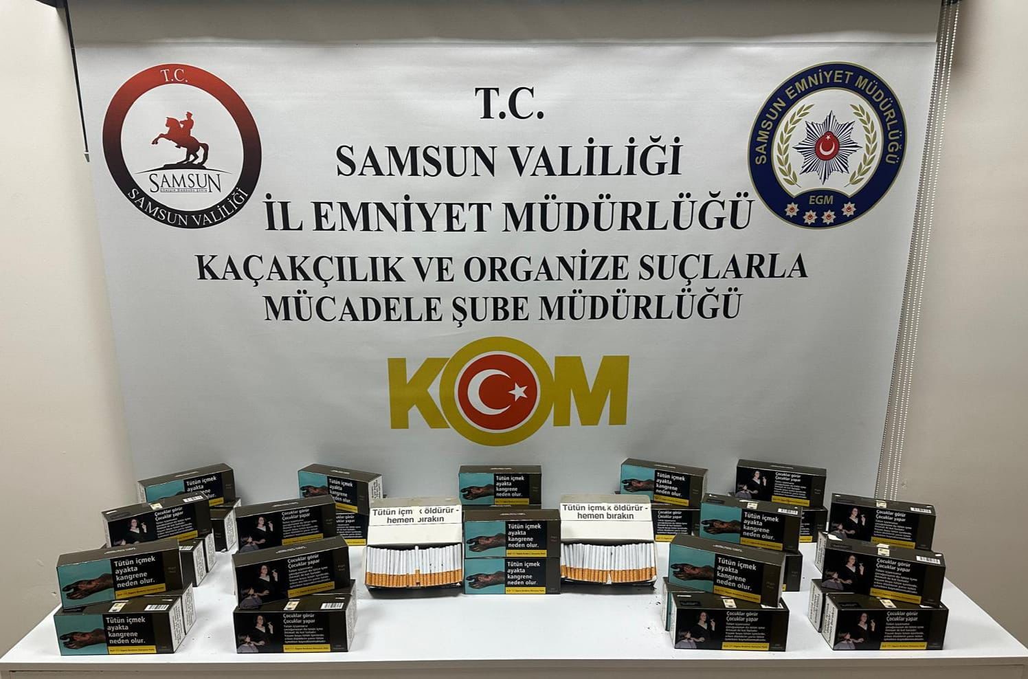 samsunda kacak tutun operasyonu pwUERrUz
