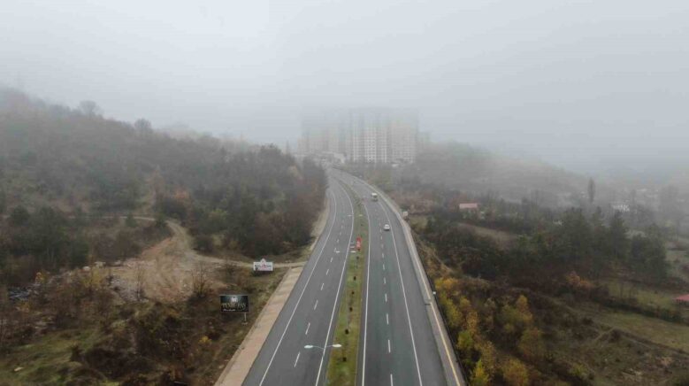 sis etkili oldu gorus mesafesi 50 metreye kadar dustu L8gCNepu