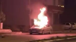 amasyada seyir halindeki otomobil alevlere teslim oldu sM2FP9Hj