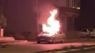 amasyada seyir halindeki otomobil alevlere teslim oldu sM2FP9Hj