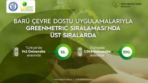 baru cevre dostu uygulamalariyla greenmetric siralamasinda ust siralarda hgBnAmri