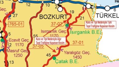 catalzeytine ulasimin saglandigi yol trafige kapatildi 5SVwsLAg