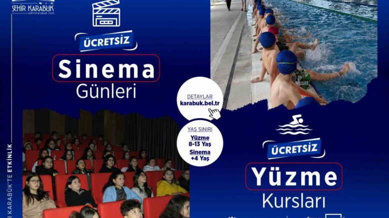 karabukte cocuklara ucretsiz yuzme ve sinema etkinlikleri suruyor ajv2q7Q9