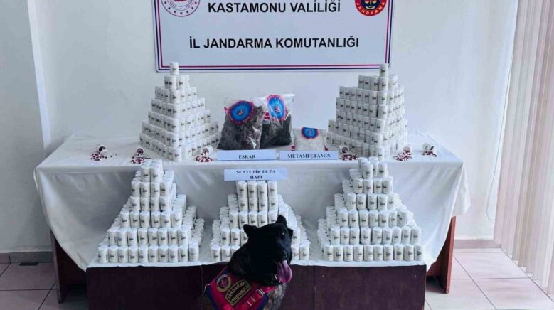 kastamonuda binlerce hap ve uyusturucuyla yakalanan sahsin yargilanmasina baslandi MmbM9zOU