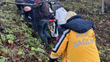 otomobil ormanlik alana uctu 2 yarali wPN48rmU